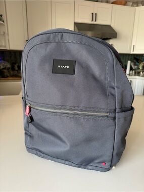 STATE Double Pocket Slate Backpack